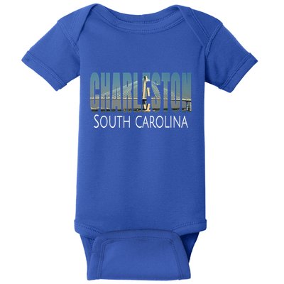 Charleston South Carolina Sc Arthur Ravenel Jr. Bridge Baby Bodysuit