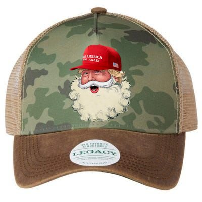 Christmas Santa Claus Donald Trump Make America Great Again Legacy Tie Dye Trucker Hat