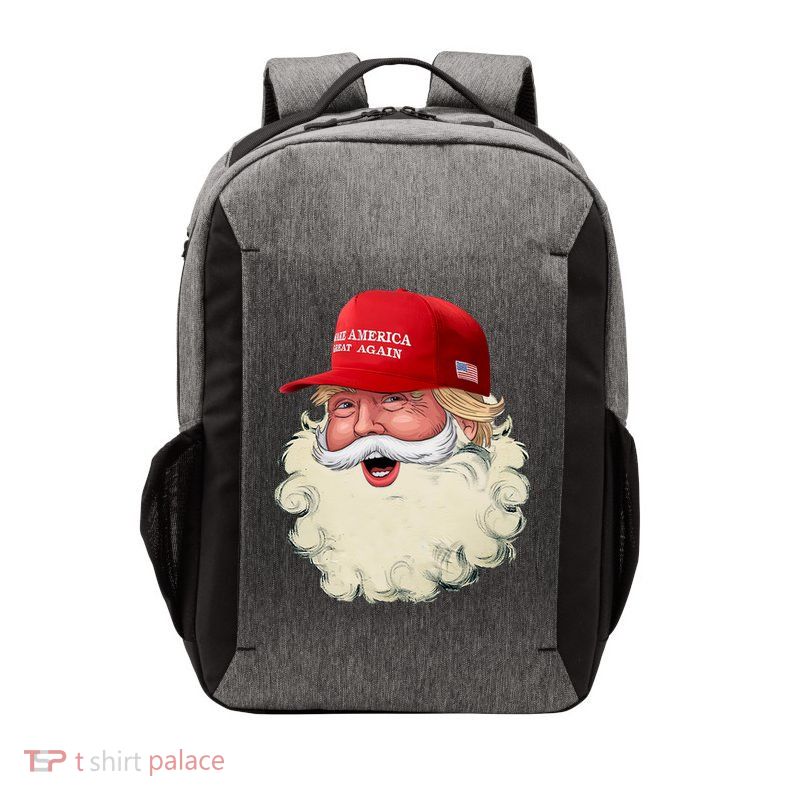 Christmas Santa Claus Donald Trump Make America Great Again Vector Backpack