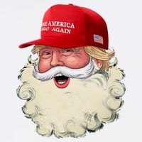 Christmas Santa Claus Donald Trump Make America Great Again Cooling Performance Crew T-Shirt