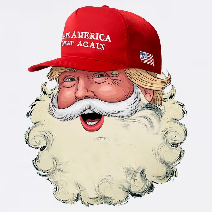 Christmas Santa Claus Donald Trump Make America Great Again Cooling Performance Crew T-Shirt