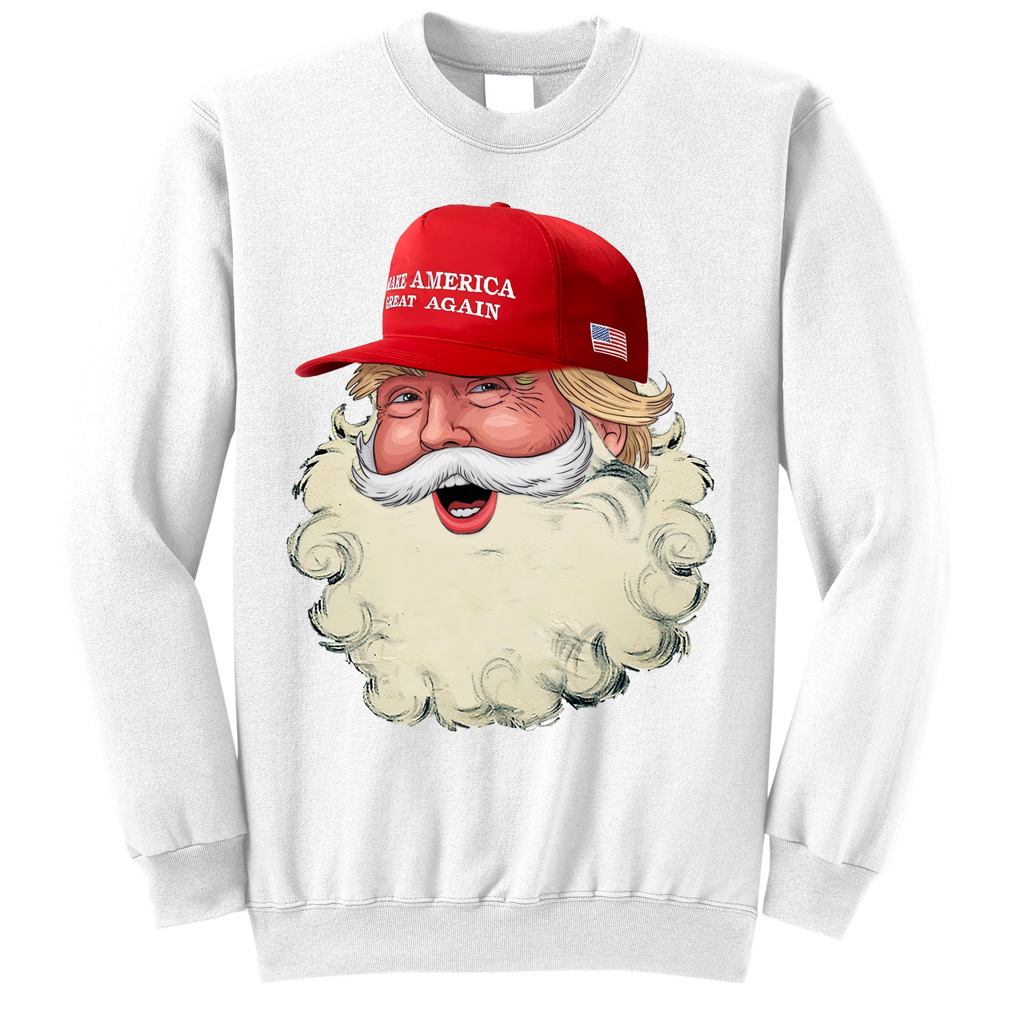Christmas Santa Claus Donald Trump Make America Great Again Sweatshirt