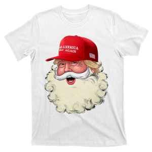 Christmas Santa Claus Donald Trump Make America Great Again T-Shirt