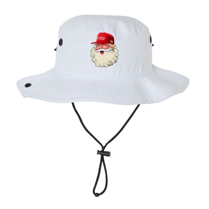 Christmas Santa Claus Donald Trump Make America Great Again Legacy Cool Fit Booney Bucket Hat