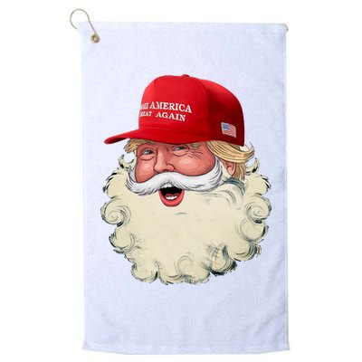 Christmas Santa Claus Donald Trump Make America Great Again Golf Towel
