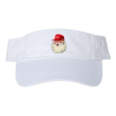 Christmas Santa Claus Donald Trump Make America Great Again Valucap Bio-Washed Visor