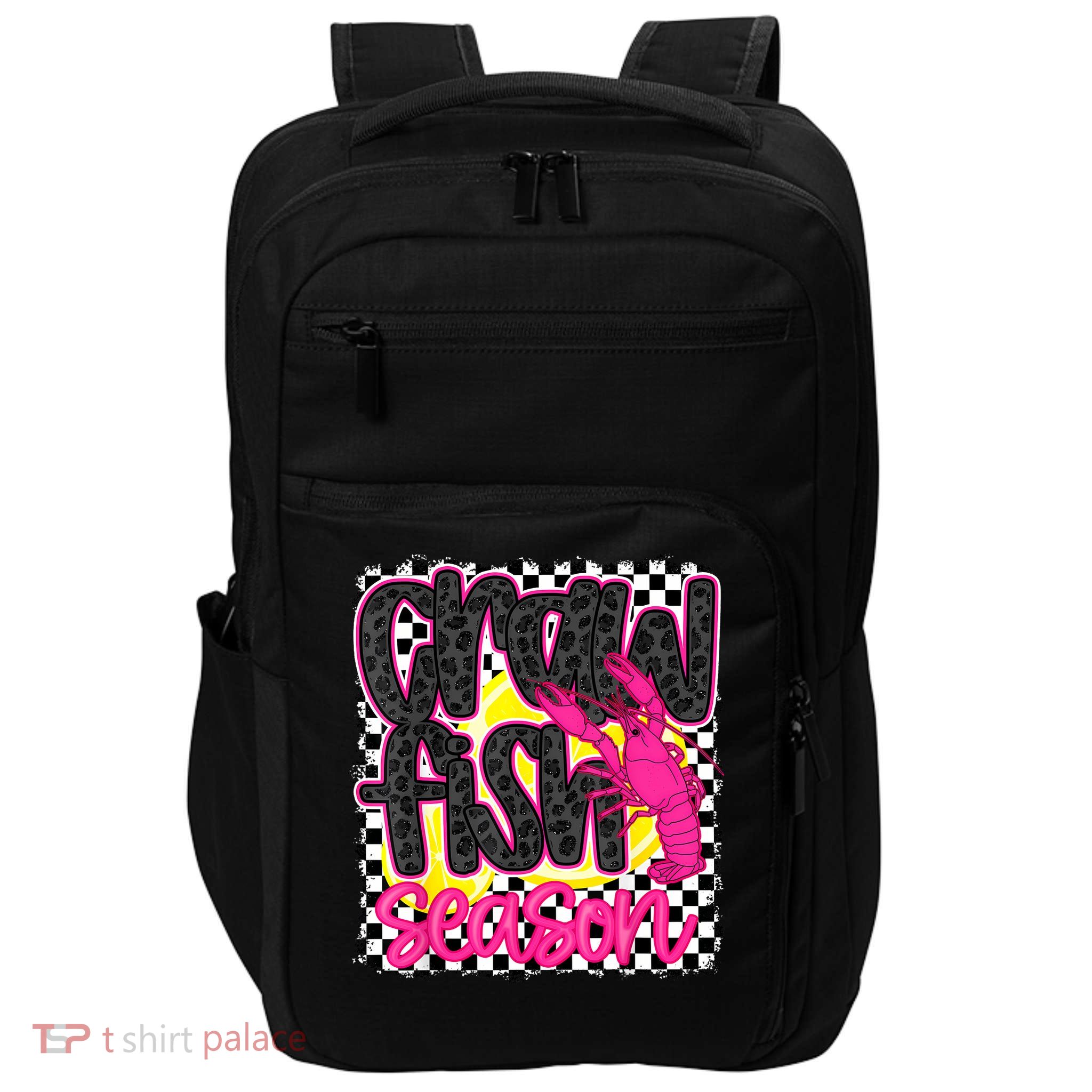 Crawfish Season Crawfish Boil Lobster Cajun  Women Impact Tech Backpack