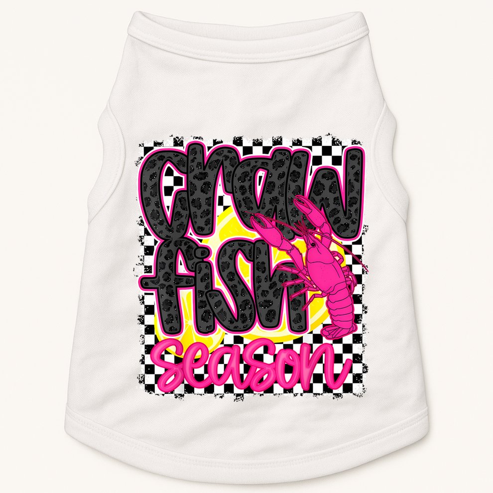 Crawfish Season Crawfish Boil Lobster Cajun  Women Doggie Tank