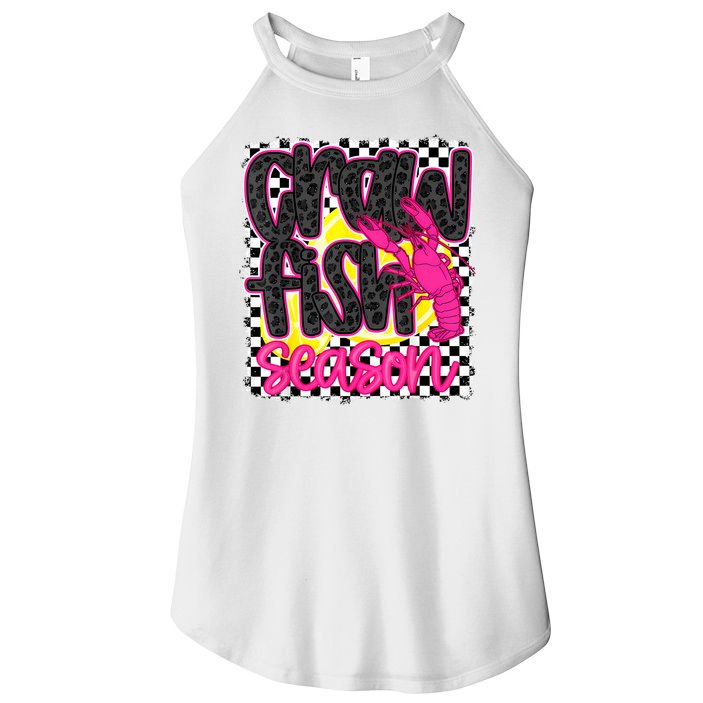 Crawfish Season Crawfish Boil Lobster Cajun  Women Women's Perfect Tri Rocker Tank