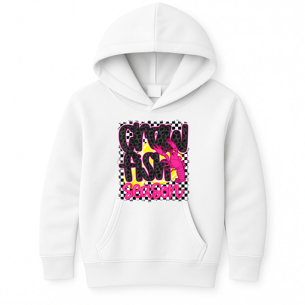 Crawfish Season Crawfish Boil Lobster Cajun  Women Kids Hoodie