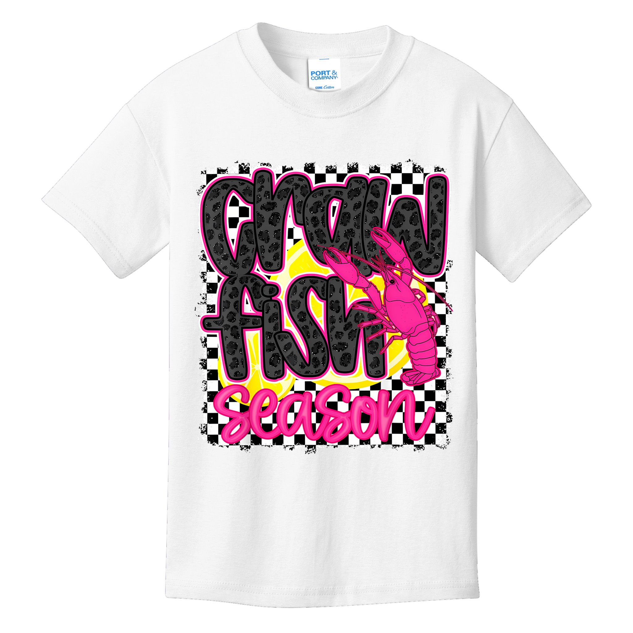 Crawfish Season Crawfish Boil Lobster Cajun  Women Kids T-Shirt