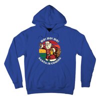 Christmas Santa Claus Santa Is Coming Ho Ho Ho Gift Hoodie