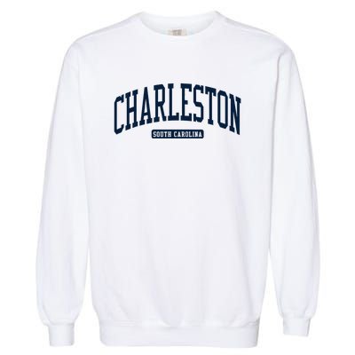 Charleston South Carolina Sc College University Style Garment-Dyed Sweatshirt