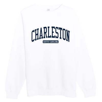 Charleston South Carolina Sc College University Style Premium Crewneck Sweatshirt