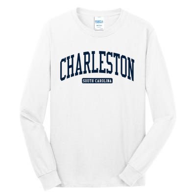 Charleston South Carolina Sc College University Style Tall Long Sleeve T-Shirt