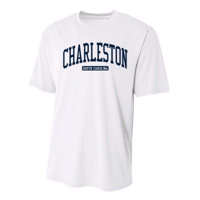 Charleston South Carolina Sc College University Style Performance Sprint T-Shirt