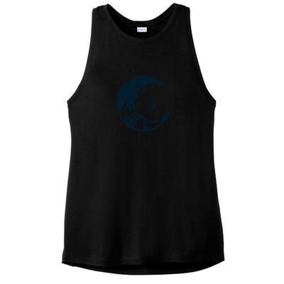 ClimberS Sky Climbing Ladies PosiCharge Tri-Blend Wicking Tank