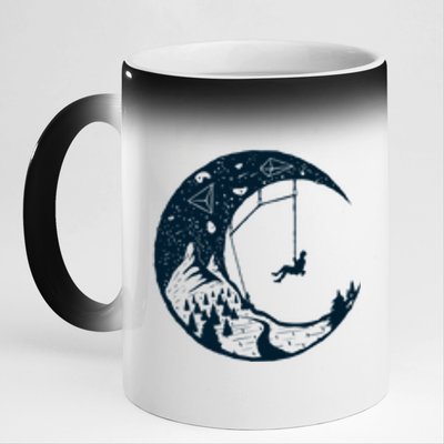 ClimberS Sky Climbing 11oz Black Color Changing Mug