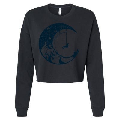 ClimberS Sky Climbing Cropped Pullover Crew