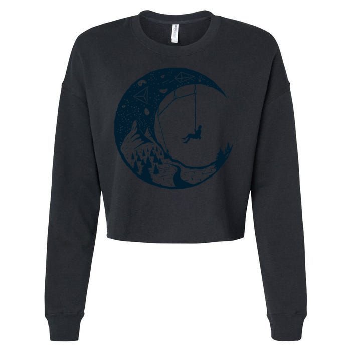 ClimberS Sky Climbing Cropped Pullover Crew