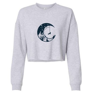 ClimberS Sky Climbing Cropped Pullover Crew