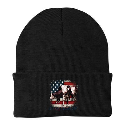 Cowpens Sc Cows Flag Mighty Moo Festival Patriotic American Cool Gift Beanie