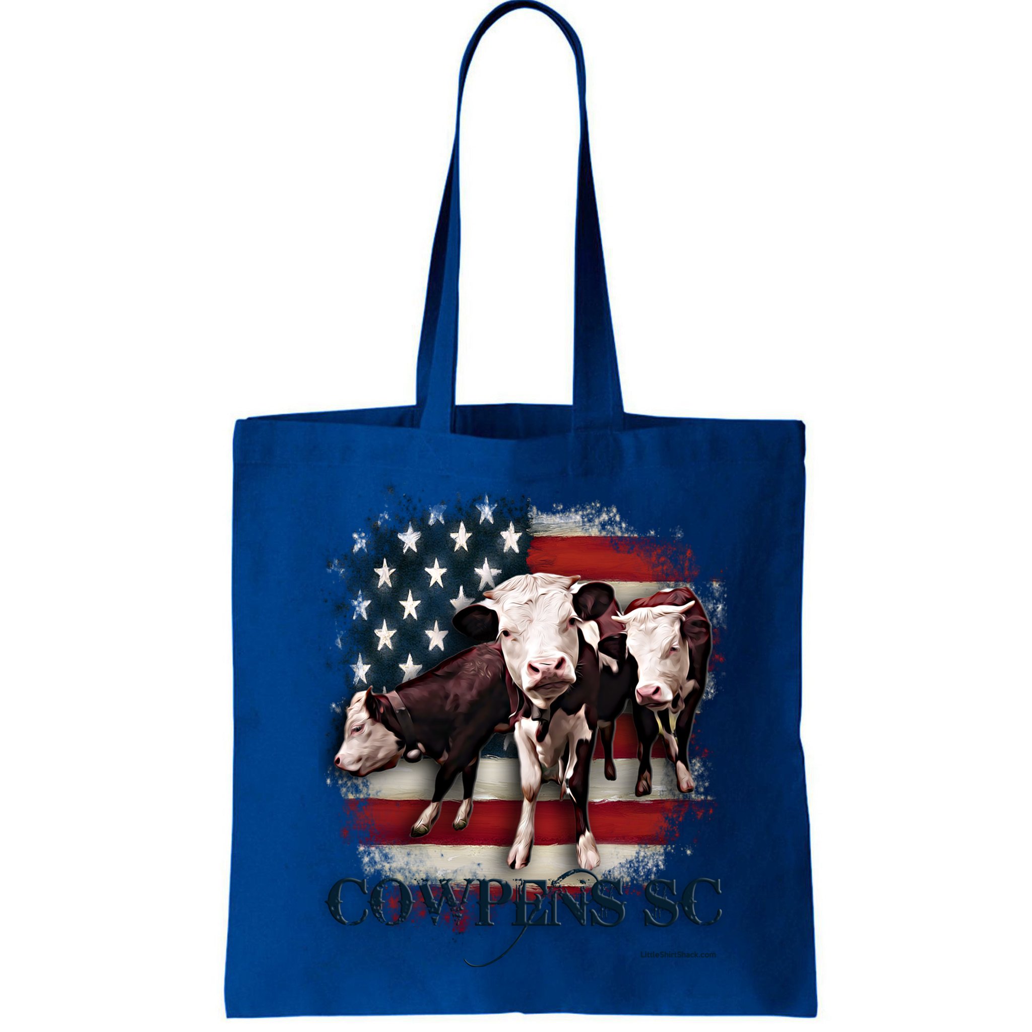 Cowpens Sc Cows Flag Mighty Moo Festival Patriotic American Cool Gift Bag