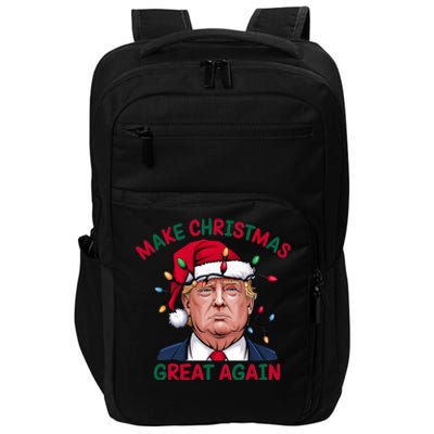 Christmas Santa Claus Donald Trump Make Christmas Great Again Impact Tech Backpack