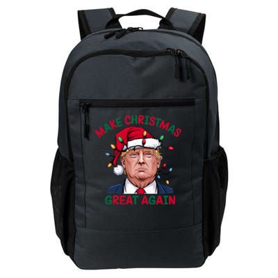 Christmas Santa Claus Donald Trump Make Christmas Great Again Daily Commute Backpack