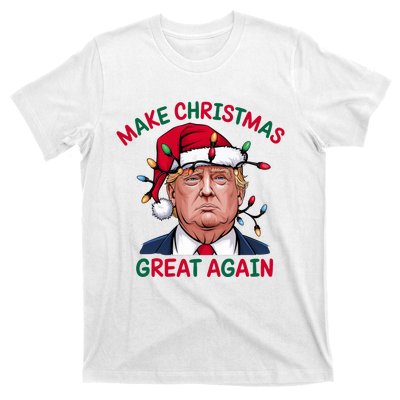 Christmas Santa Claus Donald Trump Make Christmas Great Again T-Shirt