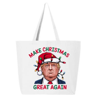 Christmas Santa Claus Donald Trump Make Christmas Great Again 25L Jumbo Tote