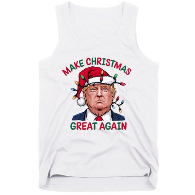 Christmas Santa Claus Donald Trump Make Christmas Great Again Tank Top