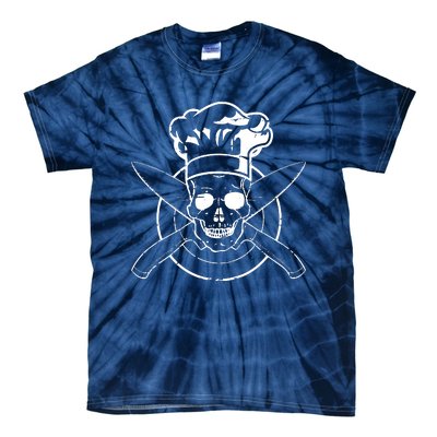 Chef Skull Chefs Hat Cooking BBQ Grilling Tee Gift Tie-Dye T-Shirt