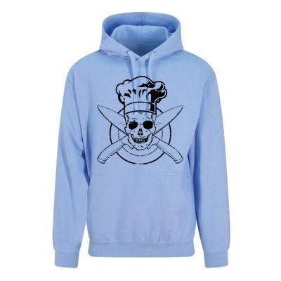 Chef Skull Chefs Hat Cooking BBQ Grilling Tee Gift Unisex Surf Hoodie