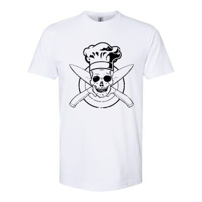 Chef Skull Chefs Hat Cooking BBQ Grilling Tee Gift Softstyle CVC T-Shirt