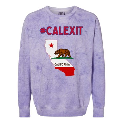 California Secession Calexit Bear Republic Colorblast Crewneck Sweatshirt