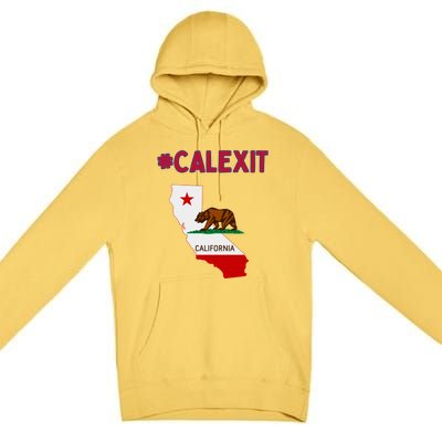 California Secession Calexit Bear Republic Premium Pullover Hoodie