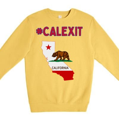 California Secession Calexit Bear Republic Premium Crewneck Sweatshirt