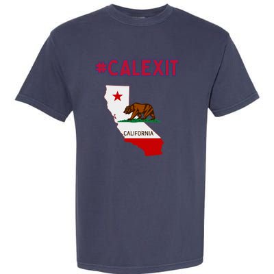 California Secession Calexit Bear Republic Garment-Dyed Heavyweight T-Shirt