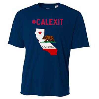 California Secession Calexit Bear Republic Cooling Performance Crew T-Shirt