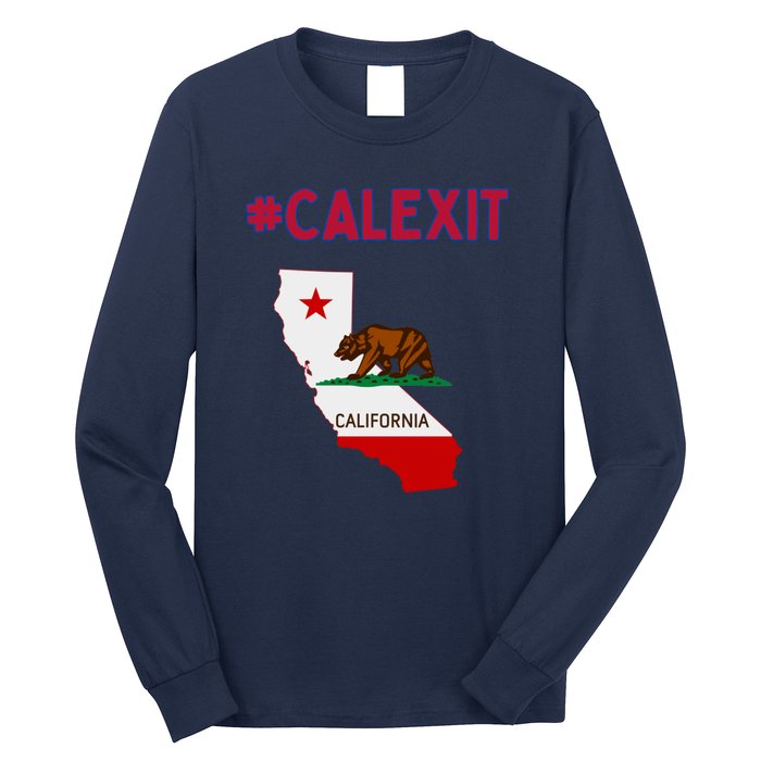 California Secession Calexit Bear Republic Long Sleeve Shirt