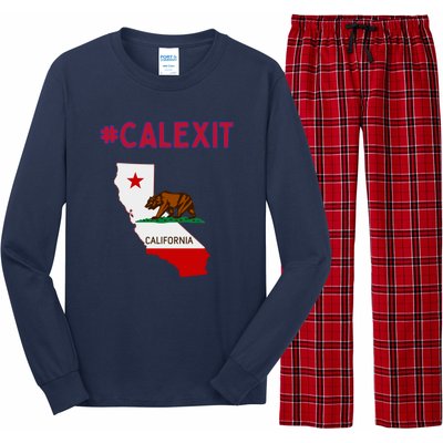 California Secession Calexit Bear Republic Long Sleeve Pajama Set