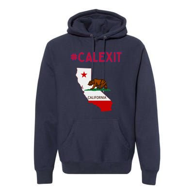 California Secession Calexit Bear Republic Premium Hoodie