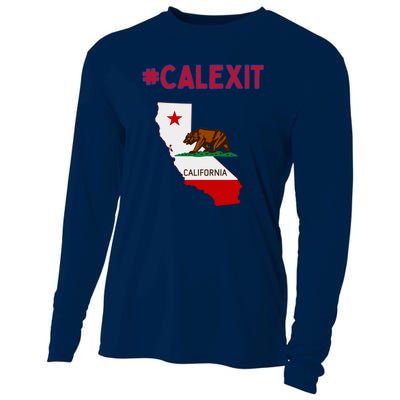 California Secession Calexit Bear Republic Cooling Performance Long Sleeve Crew