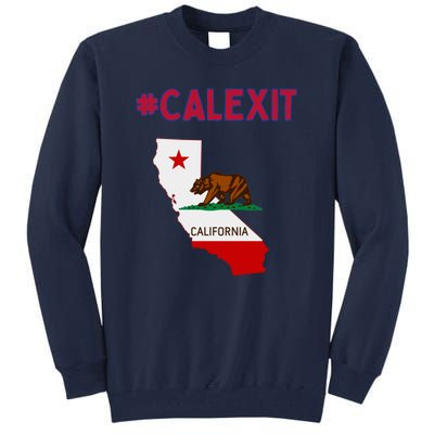 California Secession Calexit Bear Republic Tall Sweatshirt