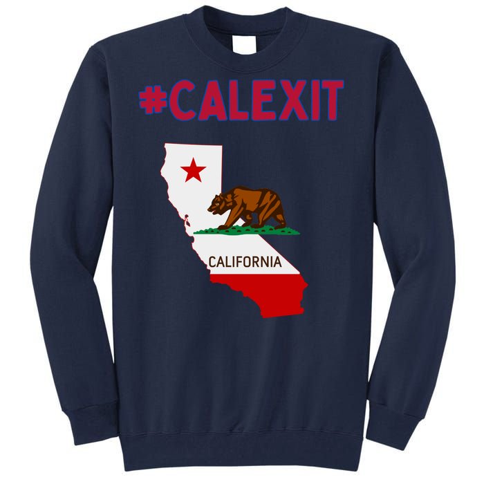 California Secession Calexit Bear Republic Tall Sweatshirt