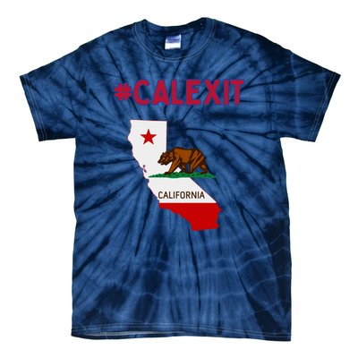 California Secession Calexit Bear Republic Tie-Dye T-Shirt