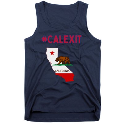 California Secession Calexit Bear Republic Tank Top