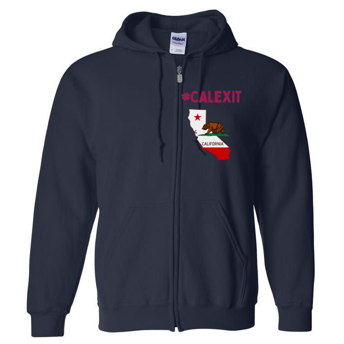 California Secession Calexit Bear Republic Full Zip Hoodie