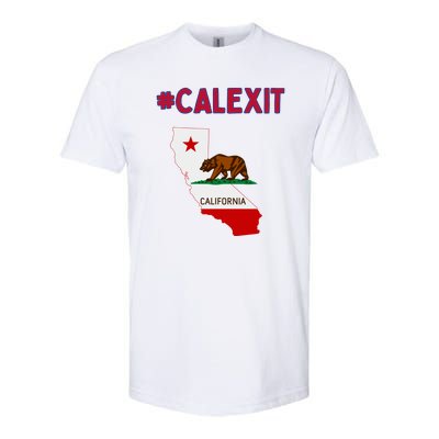 California Secession Calexit Bear Republic Softstyle® CVC T-Shirt